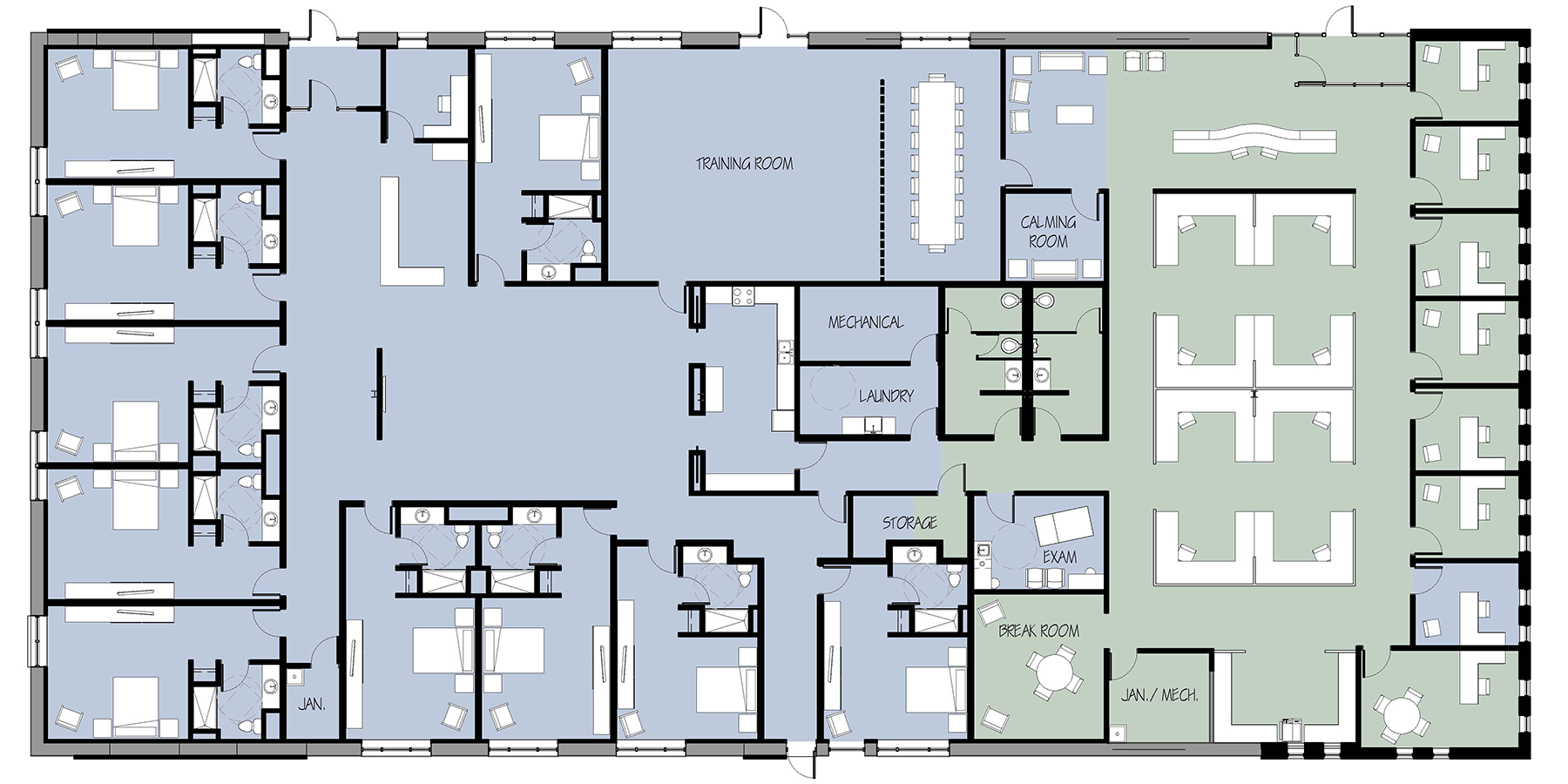 Community Health Center Floor Plan